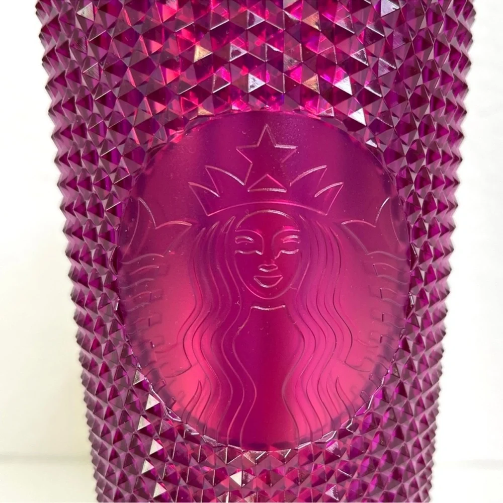 STARBUCKS Sangria Berry NEW Bling Studded Tumbler Venti Cold Cup NEW